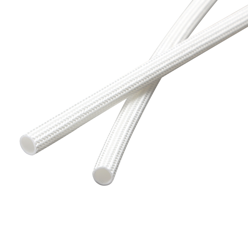 Luva trançada de fibra de vidro revestida de silicone resistente a alta temperatura da luva da fibra de vidro do silicone Luva trançada de fibra de vidro revestida de silicone resistente a alta temperatura da luva da fibra de vidro do silicone