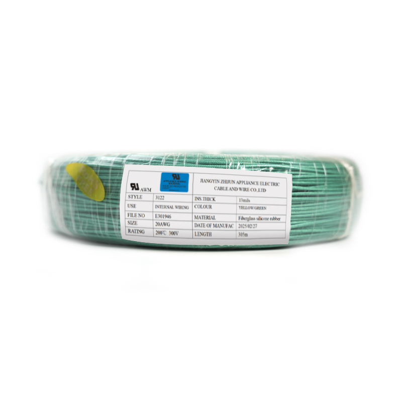 UL3122 7 núcleos de fibra de vidro resistente a altas temperaturas fio de silicone trançado 18awg UL3122 7 núcleos de fibra de vidro resistente a altas temperaturas fio de silicone trançado 18awg