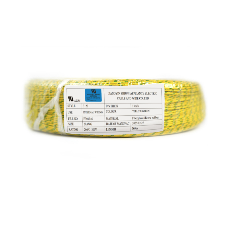 UL3122 7 núcleos de fibra de vidro resistente a altas temperaturas fio de silicone trançado 18awg UL3122 7 núcleos de fibra de vidro resistente a altas temperaturas fio de silicone trançado 18awg